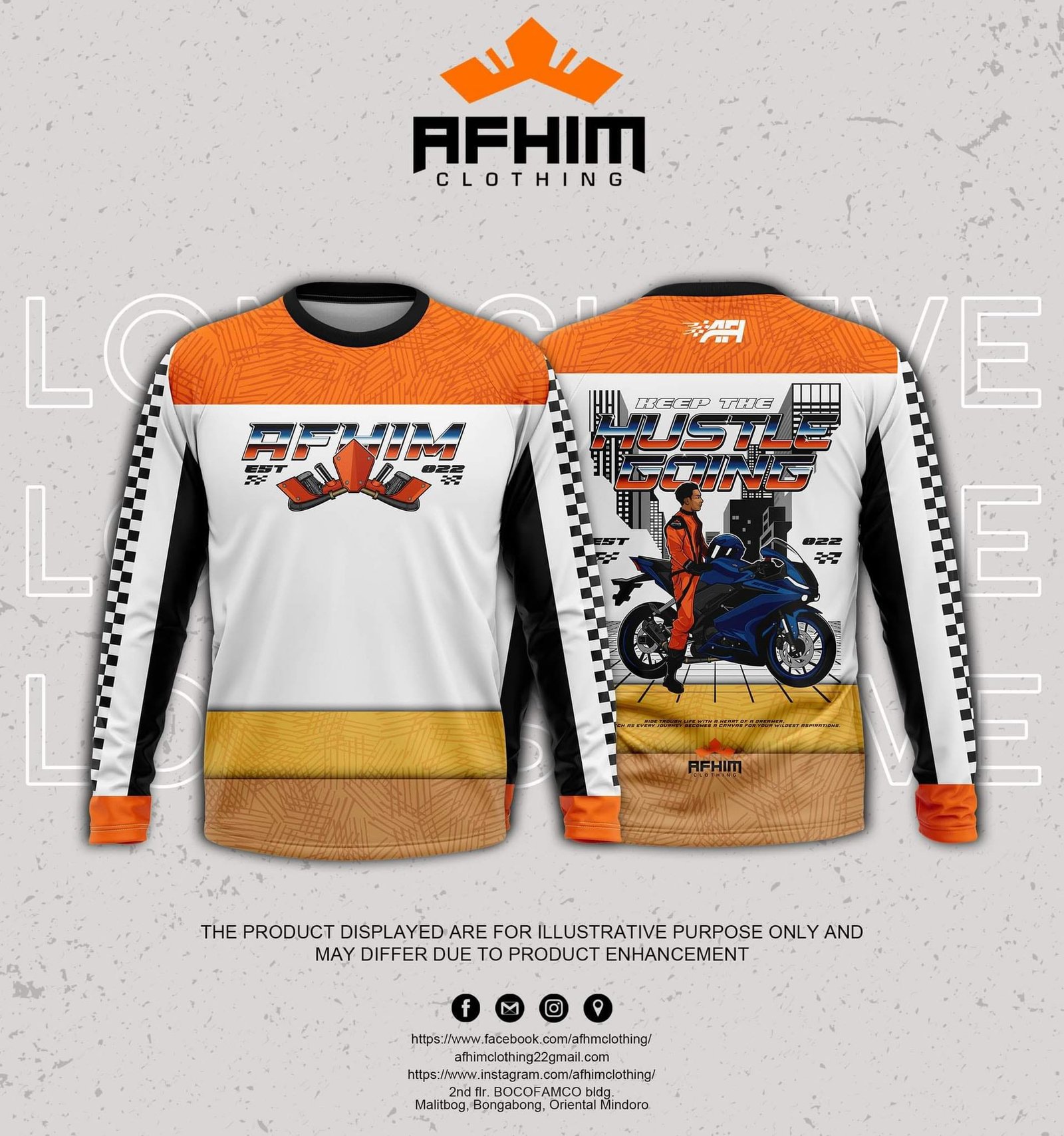 AFHIM Hustle Rider Long Sleeve Jersey